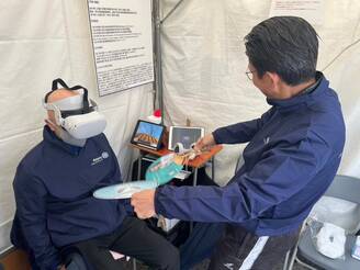 『北急延伸記念新駅開業の祭典』での出店（VR体験、スタンプラリー）（箕面RC）